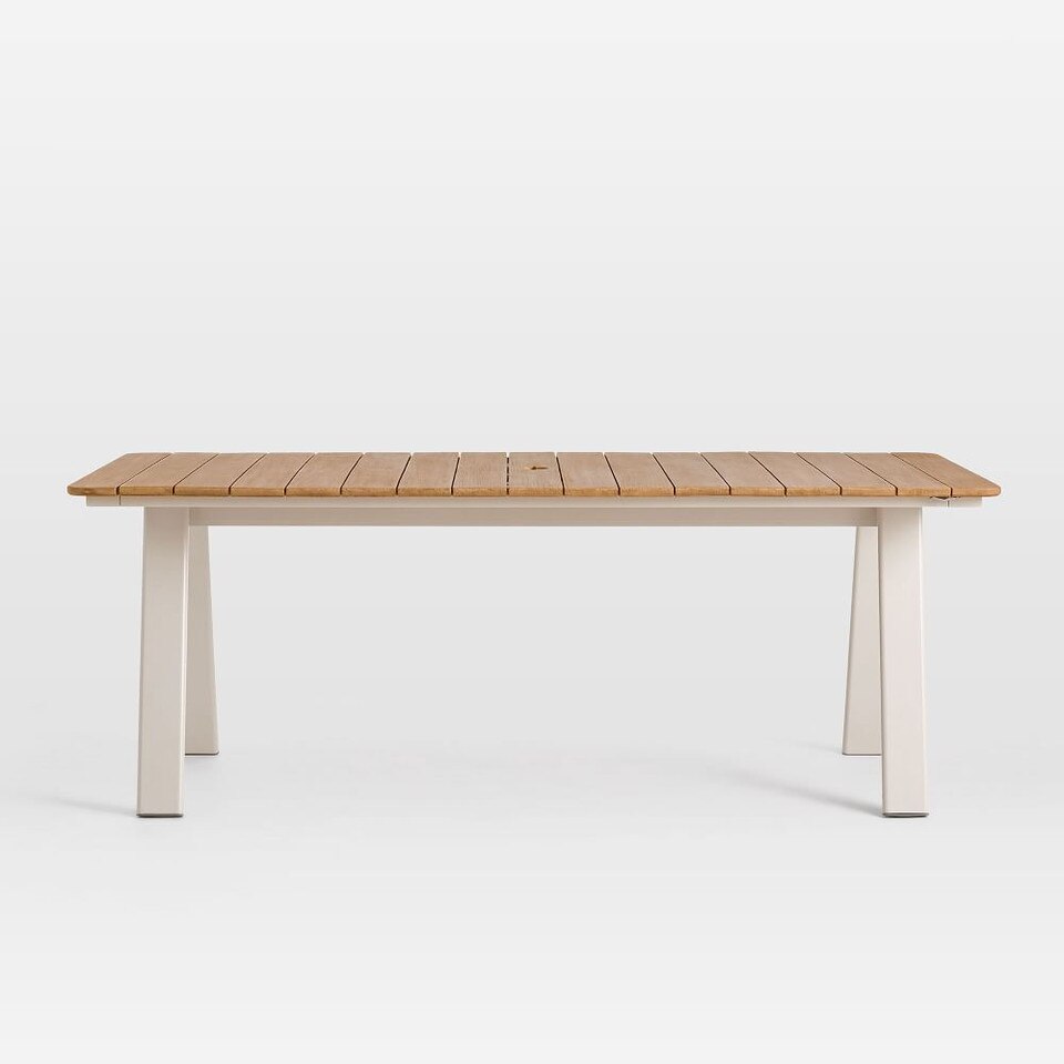 Halden Outdoor Dining Table Haze West Elm Australia